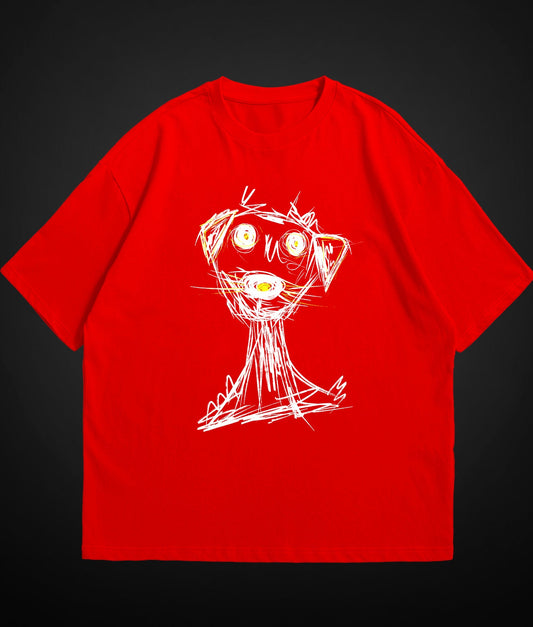 Red Dog - Oversized GrayPop