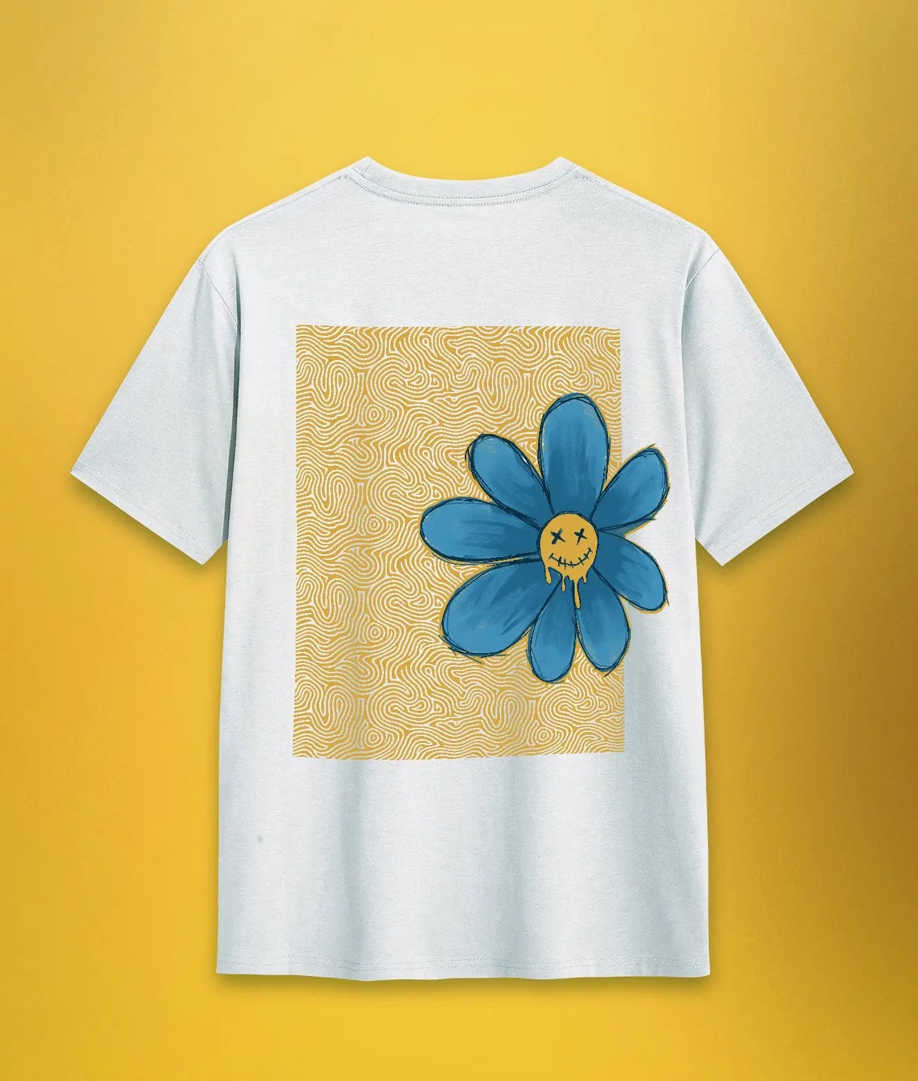 ★lalafox★FLOWER PAINTING CROP T-SHIRT★White★韓国★大人気 ☆韓国の人気☆【STUSSY】☆Stussy Withered Flower T-Shir.t