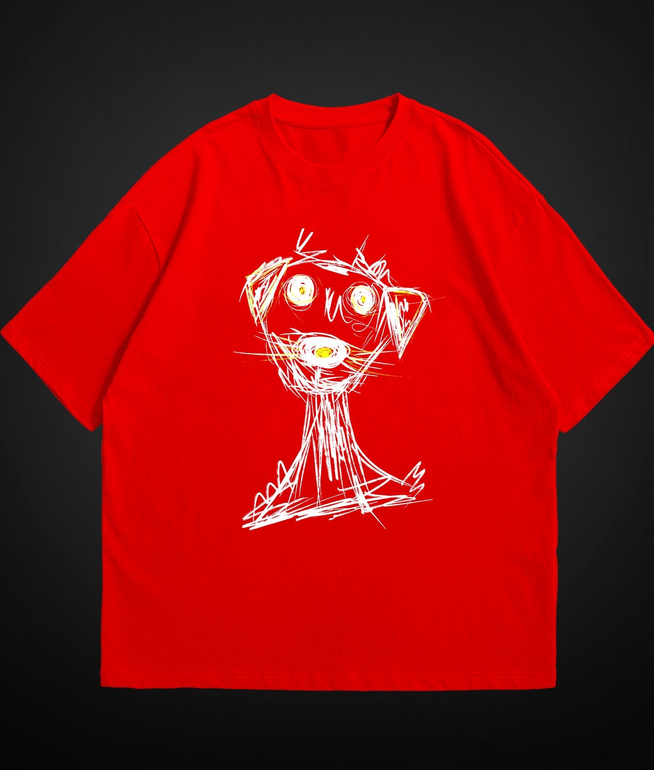 Red Dog - Oversized GrayPop
